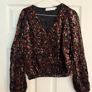 ASTR Women's Multicolor Floral Blouse